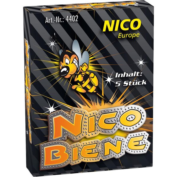 Bodenkreisel "NICO Biene", 5er-Schtl.