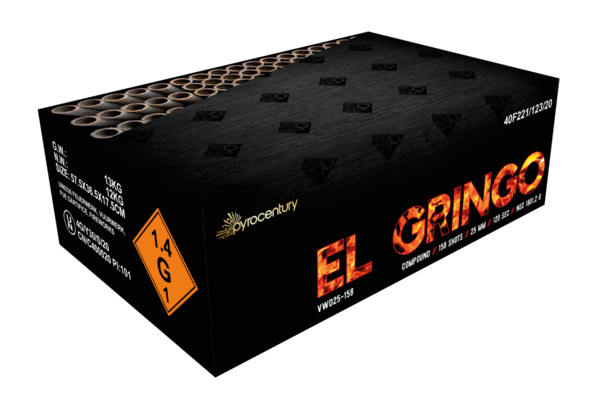 El Gringo, 158 Schuss (zu Silvester bestellbar)