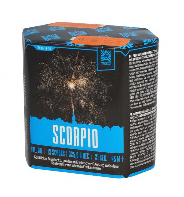 Scorpio, 13 Schuss (zu Silvester bestellbar)