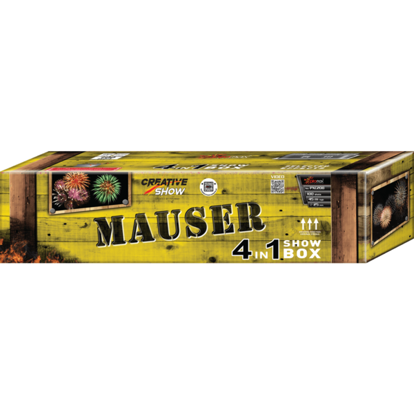 Mauser 4 in 1 Show Box, 100 Schuss