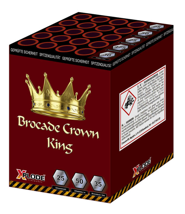 Brocade Crown King, 25 Schuss (zu Silvester bestellbar)