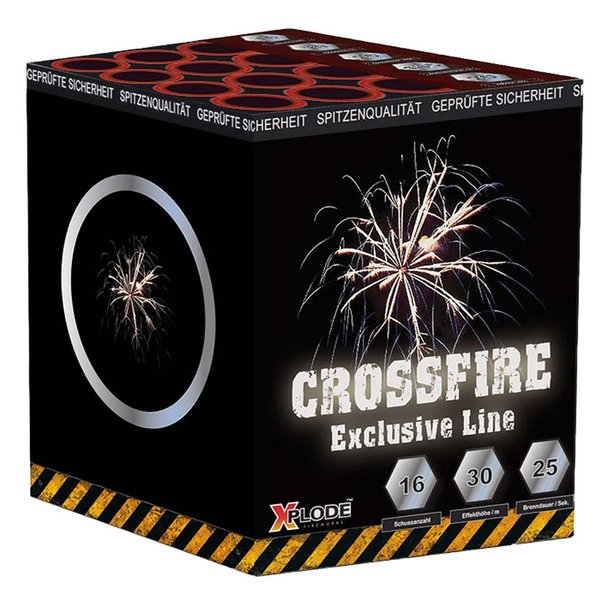 Crossfire Crossette, 16 Schuss (zu Silvester bestellbar)