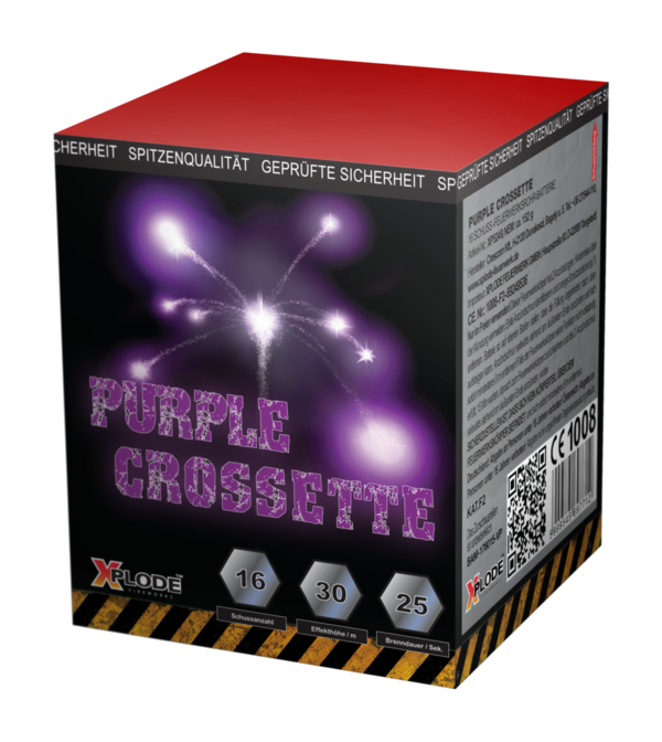 Purple Crossette, 16 Schuss (zu Silvester bestellbar)