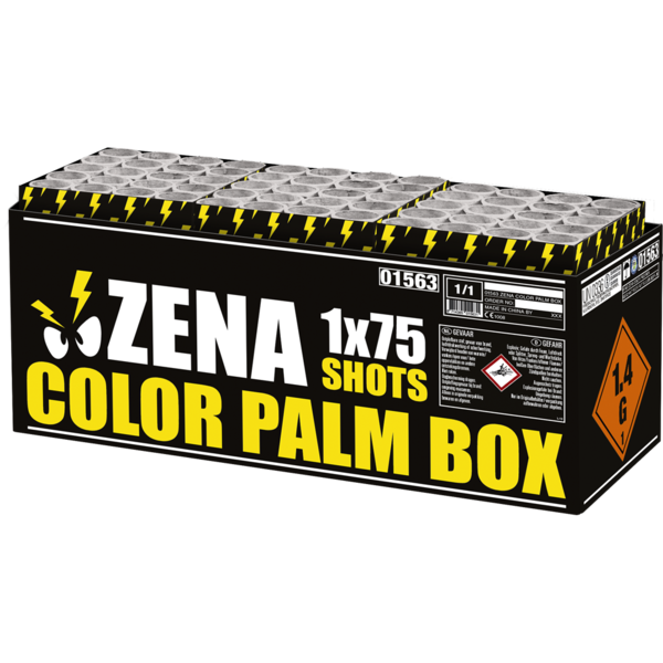 Zena Color Palm Box, 75 Schuss