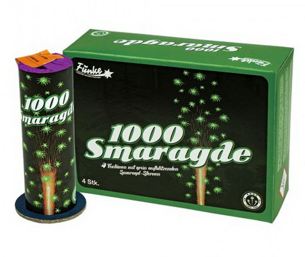 1000 Smaragde, 4 Stück