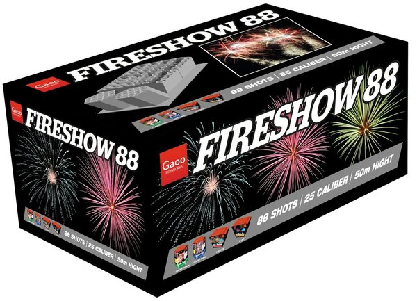 Fireshow 88, 88 Schuss (zu Silvester bestellbar)