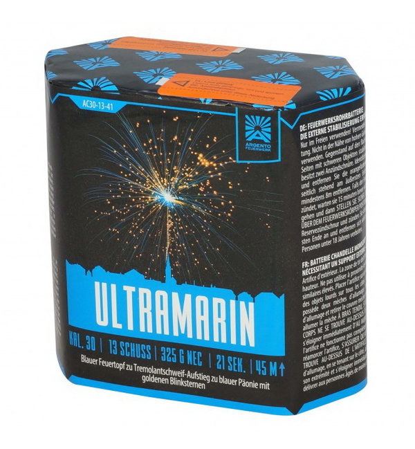 Ultramarin, 13 Schuss (zu Silvester bestellbar)