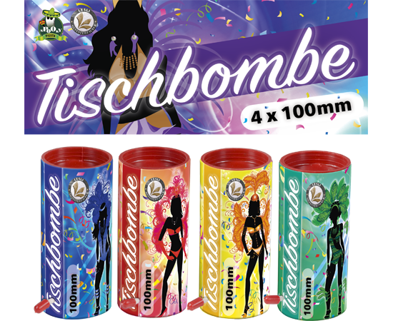 Tischbombe - Tablebomb, 4er-Beutel