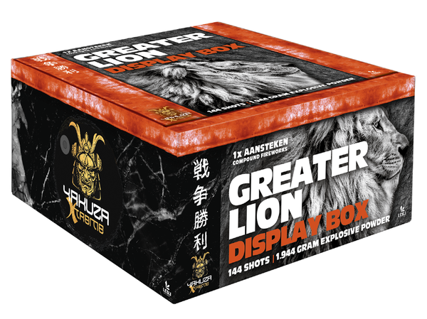 Greater Lion Display Box, 144 Schuss = Prezident Piro